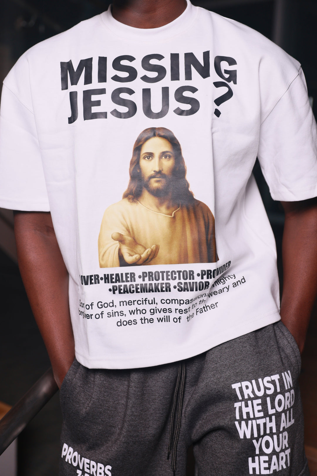 Missing Jesus T-shirt